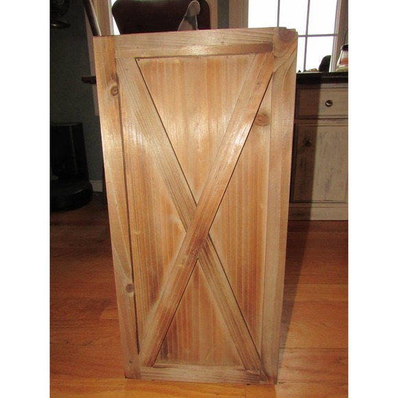 NEW Sealed St Ives Solid Wood Tree Collar Sand and Stable Christmas Holiday - Picture 7 of 12